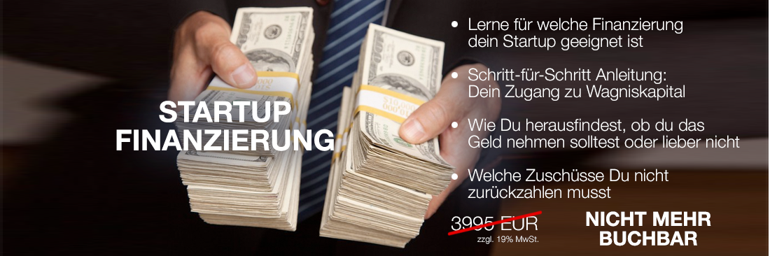 Startup Finanzierung