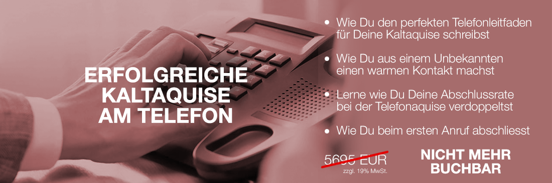 Erfolgreiche Kaltaquise am Telefon