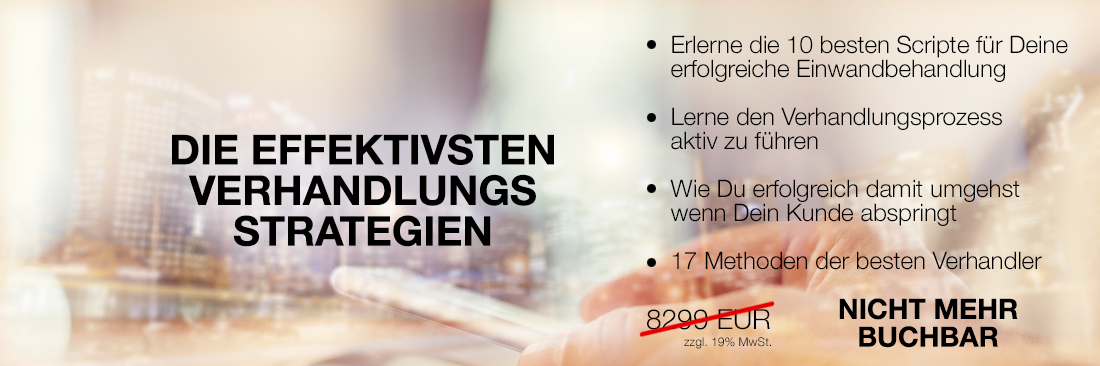 Die effektisten Verhandlungsstrategien